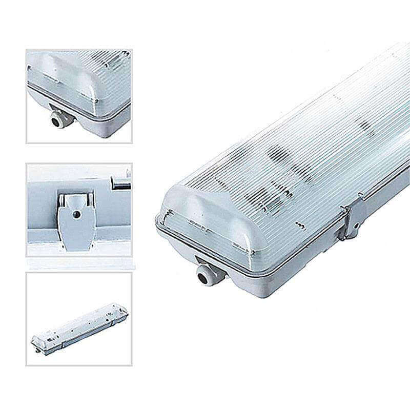 Réglette Étanche IP65 LED 2 x 120 cm