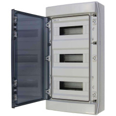 Coffret  de Distribution Étanche 3 X 12 Modules  IP65