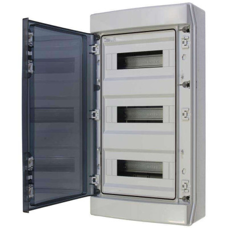 Coffret  de Distribution Étanche 3 X 12 Modules  IP65
