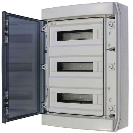 Coffret  de Distribution Étanche 3 X 18 Modules  IP65