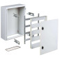 Coffret modulaire Métallique 600 X 400 X 200 IP66 4 X 16 (64 Mod)