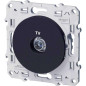 Schneider Odace Prise TV Anthracite