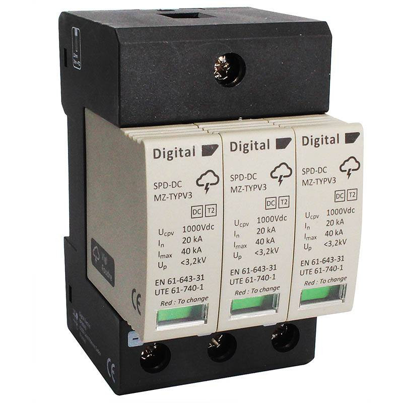 Parafoudre 1000 Vdc  Imax40kA Type II Digital Electric