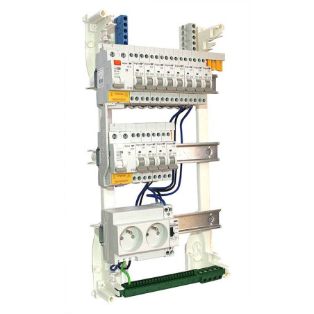 Tableau électrique équipé T1-T2 avec chauffage