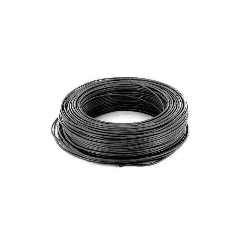 Fil rigide HO7VU - 1,5mm² Noir par 100m