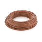 Fil rigide HO7VU - 1,5mm² Marron par 100m