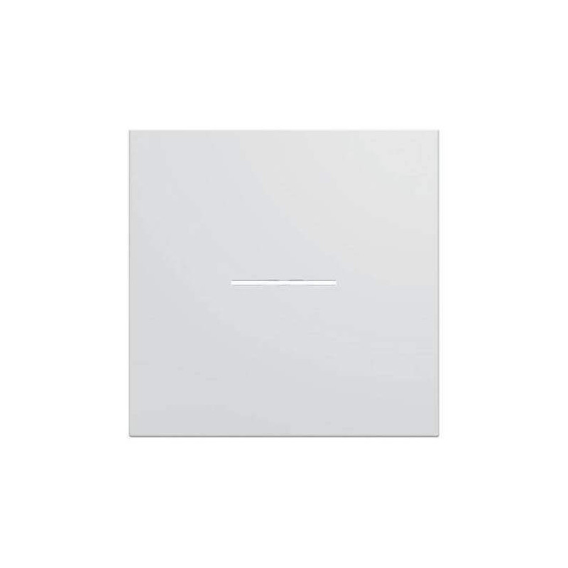 Enjoliveur Interrupteur Blanc à Voyant Hager Gallery 2 modules
