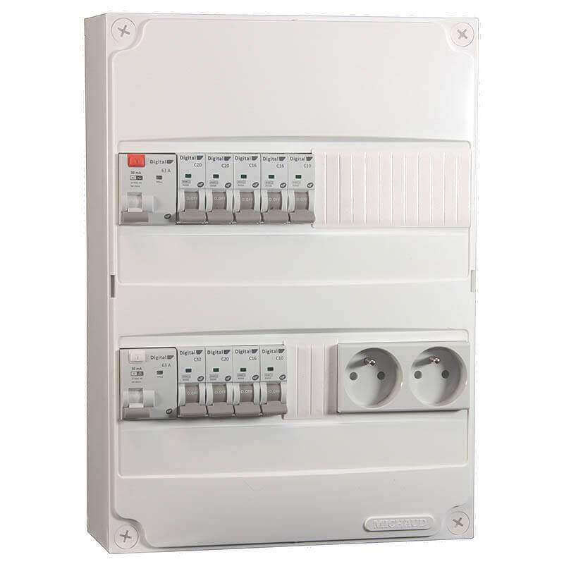 Tableau électrique équipé T1-T2 sans chauffage
