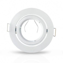 Support spot rond orientable plafond