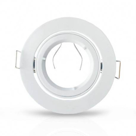 Support spot rond orientable plafond