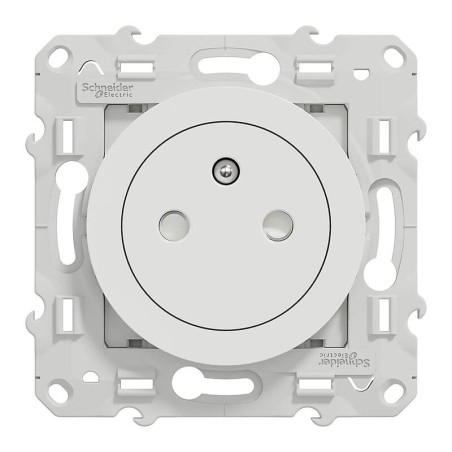 Schneider Odace Prise de courant 2P+T affleurante