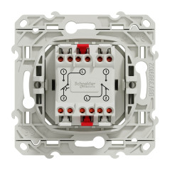 Schneider Odace Interrupteur Va et Vient + Bouton Poussoir