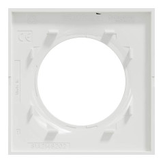 Schneider Odace Plaque Simple Blanc