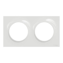 Plaque Double Blanc
