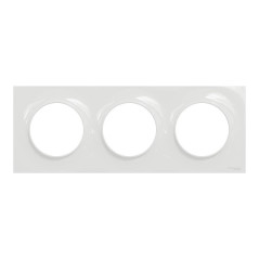 Plaque Triple Blanc