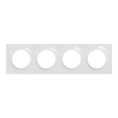 Plaque Quadruple Blanc