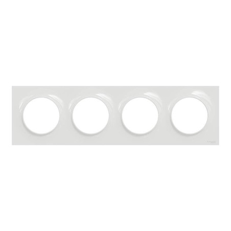 Plaque Quadruple Blanc