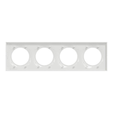 Plaque Quadruple Blanc
