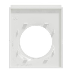 Schneider Odace Plaque Simple Blanc support téléphone mobile