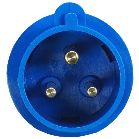 Fiche mâle 2P+T 16A - 230V - IP44