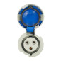 Fiche femelle 2P+T 32A - 230V - IP67