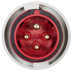 Fiche mâle 3P+T 32A - 380V - IP67