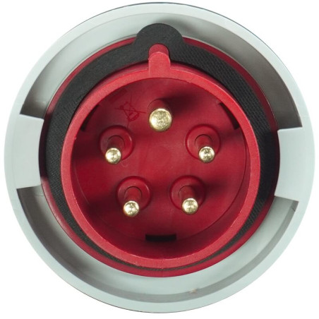 Fiche mâle 3P+N+T 63A - 380V - IP67