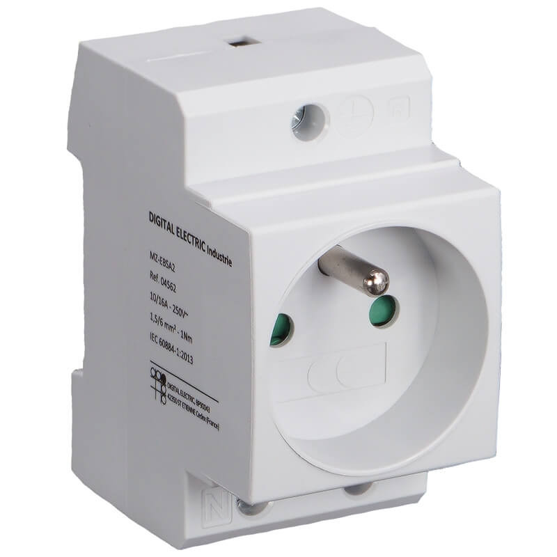 Prise de Courant Modulaire Simple Digital Electric