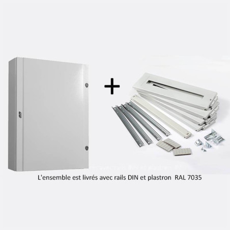 Coffret Électrique Métallique Modulaire 4 X 24 (96 Mod)
