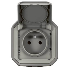 Prise de courant 2P+T étanche Plexo 16A 250V IP55