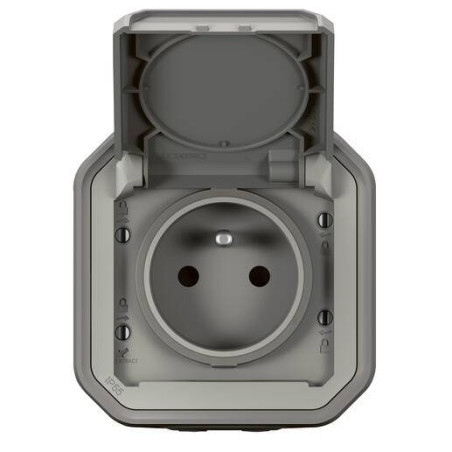 Prise de courant 2P+T étanche Plexo 16A 250V IP55