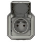 Prise de courant 2P+T étanche Plexo 16A 250V IP55
