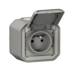 Prise de courant 2P+T étanche Plexo 16A 250V IP55