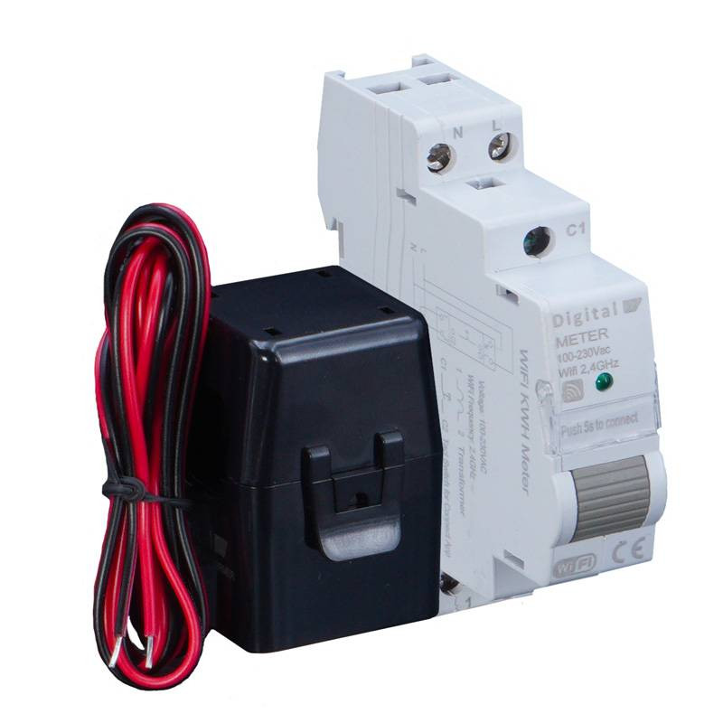 Indicateur de consommation WiFi avec Tore 63A PowerDin