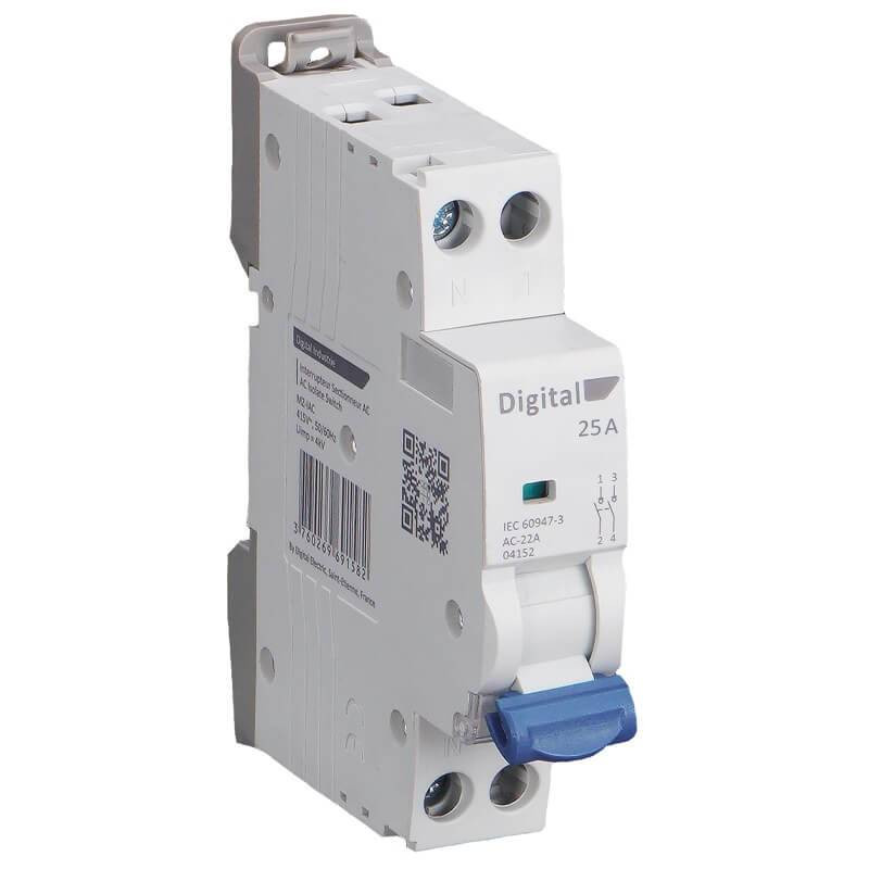 Interrupteur Sectionneur 25A AC Digital Electric