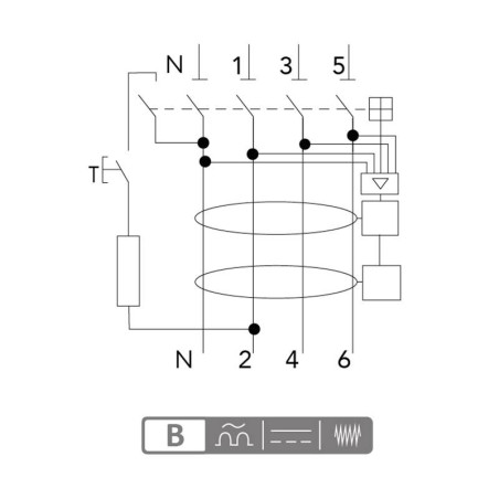 Interrupteur Différentiel Tetrapolaire 63A Type B 30mA Digital Electric