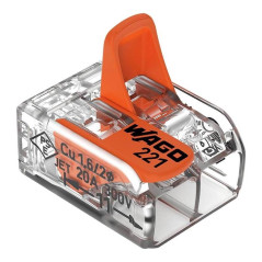 Borne de raccordement Compact Wago 2 entrées X 50 6mm²