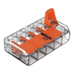 Borne de raccordement Compact Wago 5 entrées X 15 6mm²