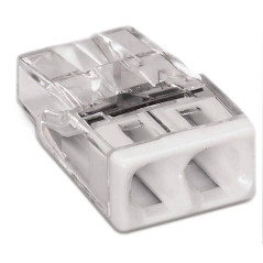 Borne de raccordement Wago COMPACT 2 conducteurs X100