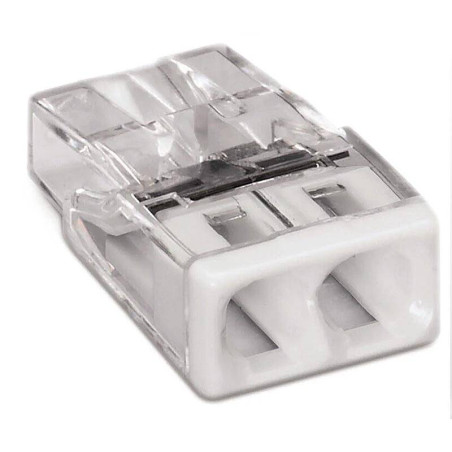 Borne de raccordement Wago COMPACT 2 conducteurs X100