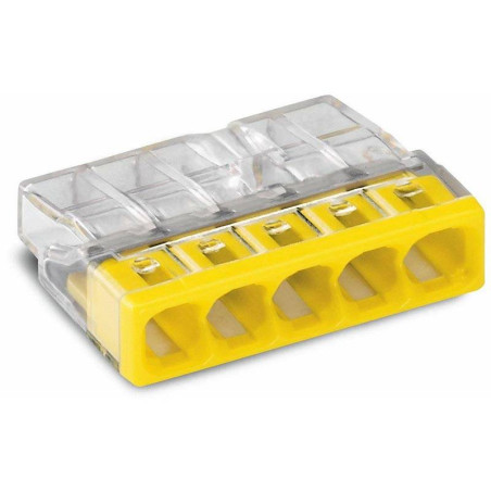 Borne de raccordement Wago COMPACT 5 conducteurs X100