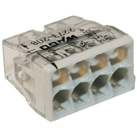 Borne de raccordement Wago COMPACT 8 conducteurs X50