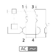 Disjoncteur Différentiel Bipolaire 50A - 300mA Type AC