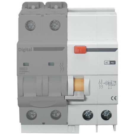 Disjoncteur Différentiel Bipolaire 25A - 30mA Type AC