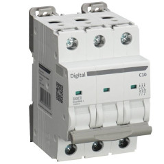 Disjoncteur Tripolaire 10A Courbe C