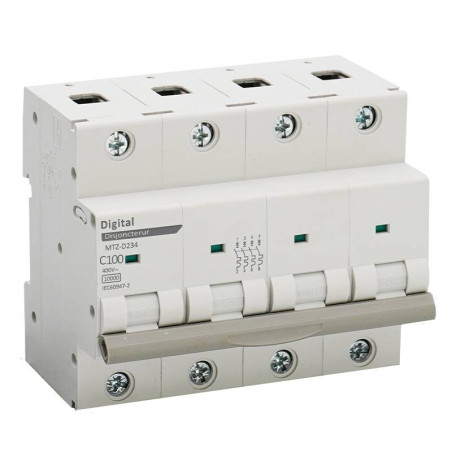 Disjoncteur Tétrapolaire 100A - 10KA