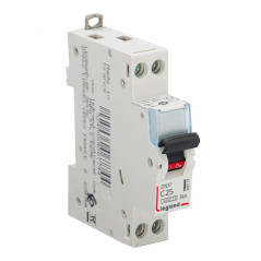 Disjoncteur Phase + Neutre 25A Legrand