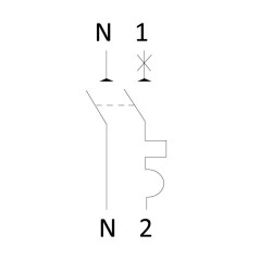 Disjoncteur Phase + Neutre 16A automatique I-Plug Digital Electric
