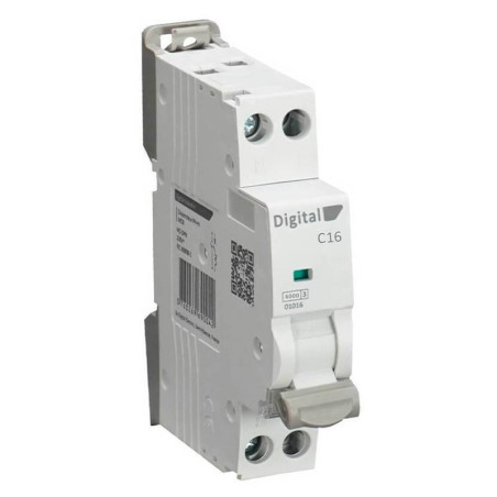Disjoncteur Phase + Neutre 16A Digital Electric 6kA