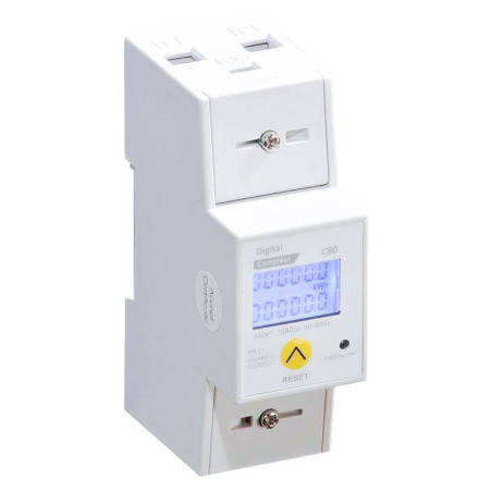 Sous Compteur Électrique Modulaire 80A Digital Electric